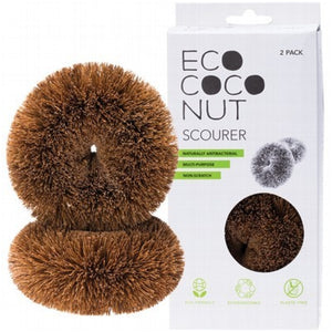 EcoCoconut Twin Pack Scourers - A Zest for Life