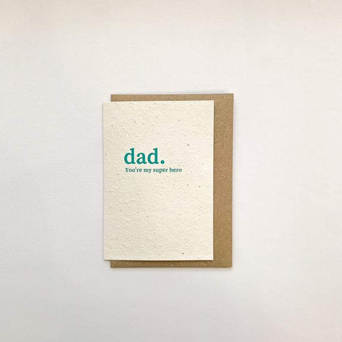 Plantable Cards - Dad Hero