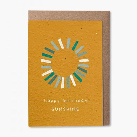 Plantable Cards - Happy Birthday Sunshine