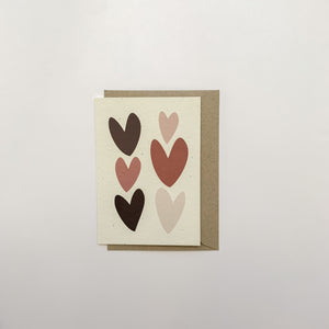 Plantable Cards - Lovehearts Pink
