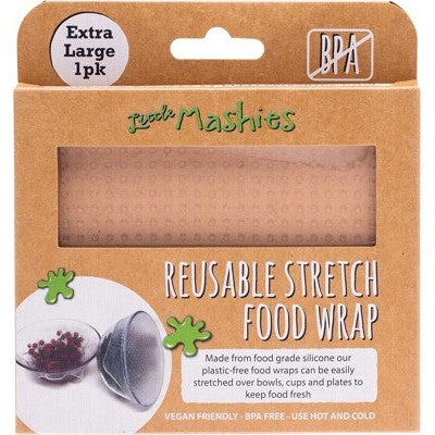 Little Mashies Reusable Stretch Silicone Food Wrap - Extra Large 30cm