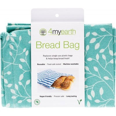 4MyEarth Bread Bag Leaf - 30x40cm - A Zest for Life