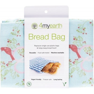 4MyEarth Bread Bag Love Birds - 30x40cm - A Zest for Life