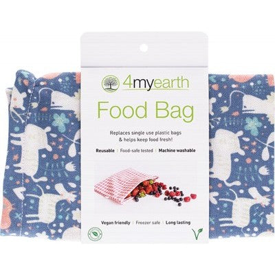 4MyEarth Food Bag Animals - 25x20cm - A Zest for Life