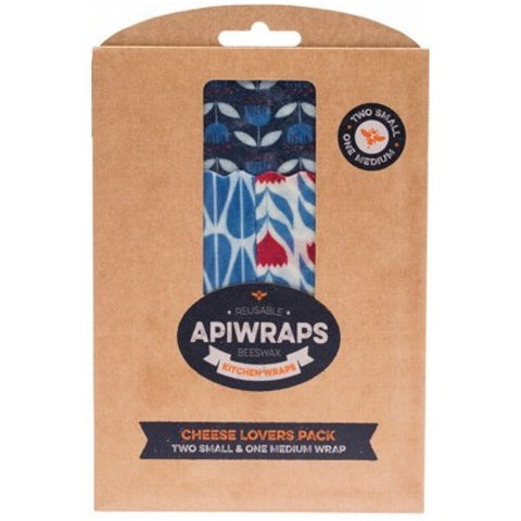 Apiwraps Reusable Beeswax Wraps - Cheese Lover Pack - A Zest for Life