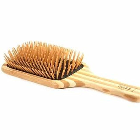 Bass Brushes Bamboo Hair Brush Square Paddle