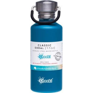 Cheeki Stainless Steel Bottle Topaz - 500Ml