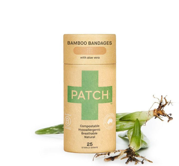 Patch Aloe Vera Bamboo Bandages - Tube Of 25