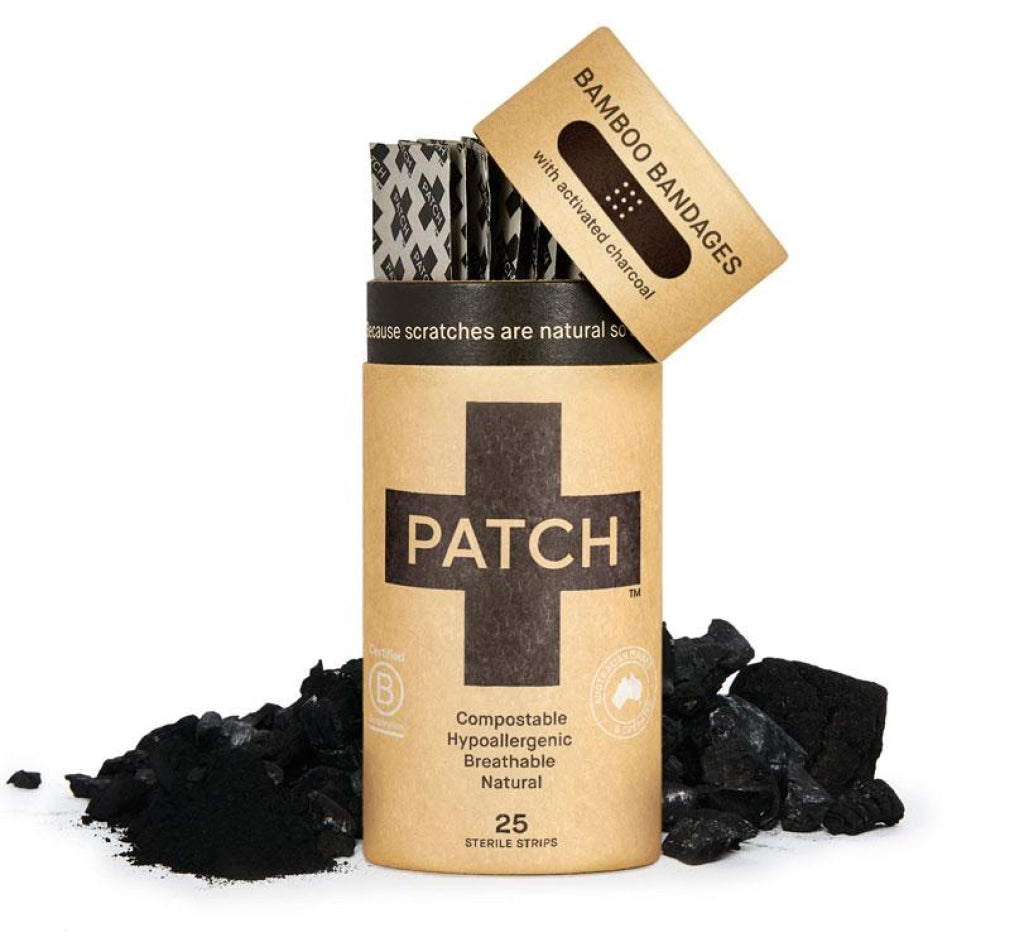 Patch Charcoal Bamboo Bandages - Tube Of 25