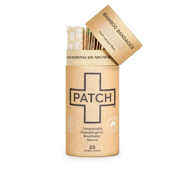 Patch Natural Bamboo Bandages - Tube Of 25