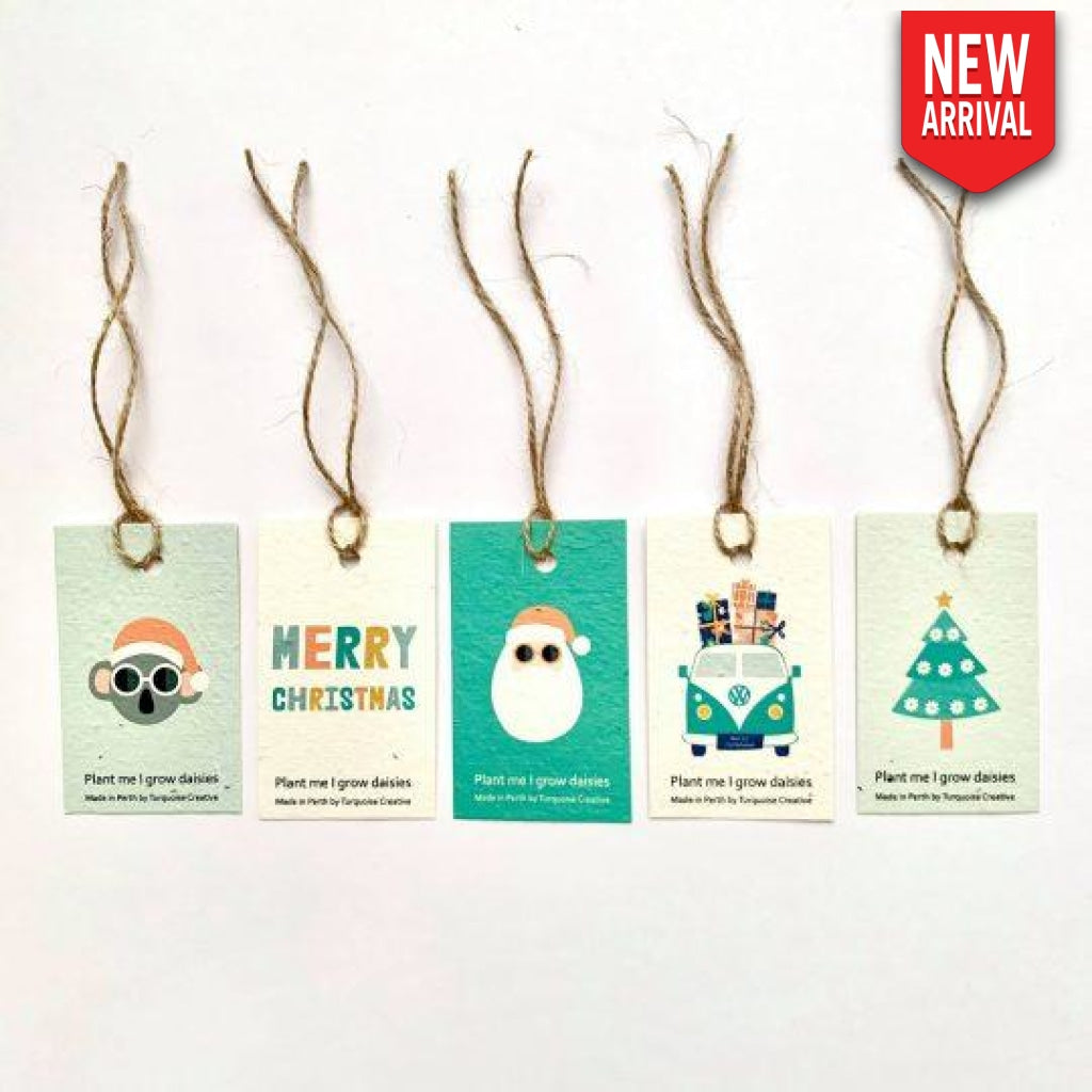 Plantable Christmas Gift Tags - Pack Of 5