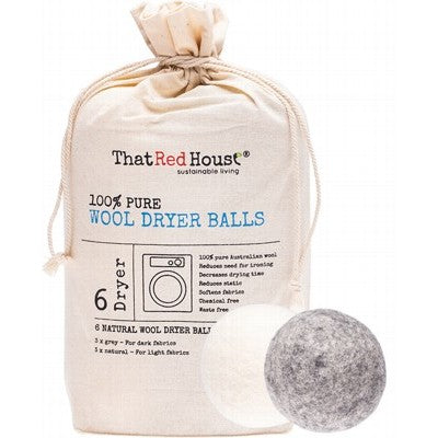 That Red House 100% Pure Wool Dryer Balls