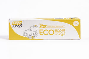 Sugarwrap Eco Zipper Bags Made From Sugarcane - Large 20