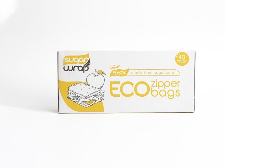 Sugarwrap Eco Zipper Bags Made From Sugarcane - Small 40